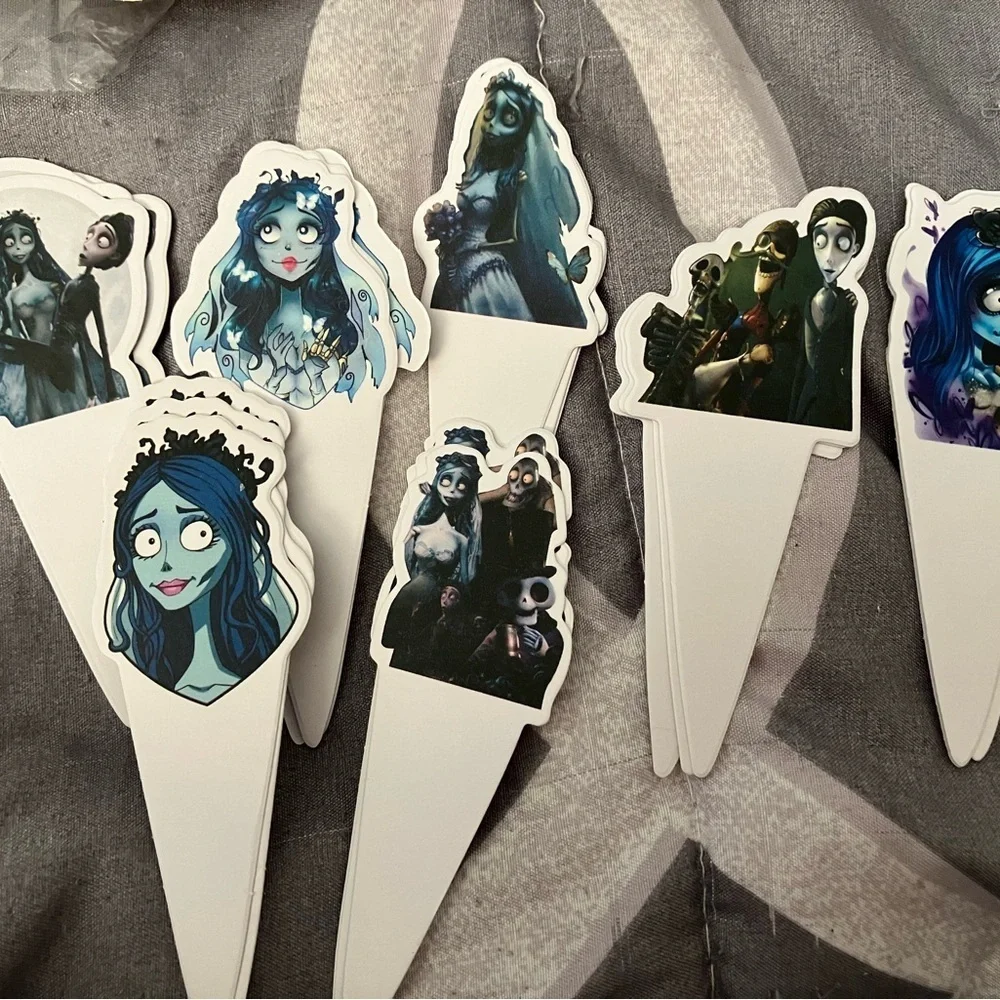 Corpse Bride Birthday Cake Toppers
